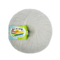 Пряжа ALPINA MEGHAN 73% кид мохер, 27% нейлон 4 шт. х 50 г 390 м  10 м