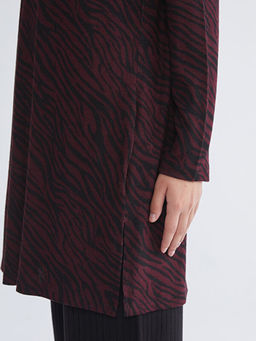 Bisiklet Yaka Desenli Kad?n Tunik