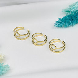 Кольцо регулируемое из хирургической стали 17-18р.