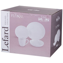 НАБОР ПОСУДЫ ОБЕДЕННЫЙ LEFARD FLORAL НА 4 ПЕР. 16 ПР. фото 2