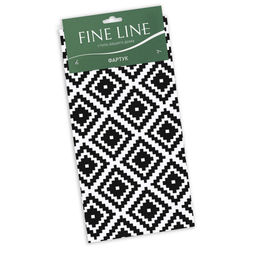 Фартук с карманом рогожка 65х85 Fine Line рис 62077 вид 1 Геометрия зеленый - Тейковский хлопчато-бумажный комбинат фото 4