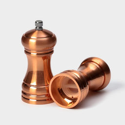 Набор мельниц для соли и перца Доляна, 2 шт., 10×5×10 см, цвет бронзовый