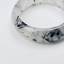 Браслет цельный из Кварца с включением Турмалина - Радуга самоцветов фото 3