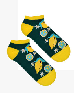 Короткие носки р.35-40 fruit lemon