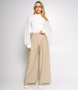 Брюки #КТ1873, бежевый