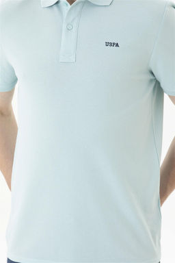 Мужская базовая футболка цвета водного зеленого цвета - U.s. polo assn фото 6