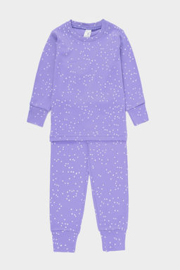 Crockid _ КП 1552/танец сердечек на сиреневом пижама дет