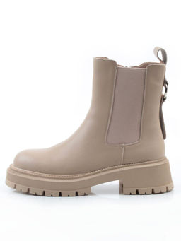 04-PAT160-2Z BEIGE Ботинки зимние женские (натуральная кожа, 100% шерсть)