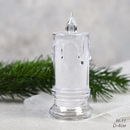 Свеча светодиодная 11х4 см / VFR-106 /уп 12/240/ - ГалеонТрейд фото 2