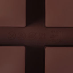 Форма для выпечки Доляна «Прямоугольник», силикон, 21.5×15.3×3.7 см, 4 ячейки (7.7×4.8 см), коричневая