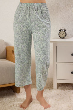 Trendyolmilla Sar? Cicekli Kapri Orme Pijama Tak?m? THMSS24PT00210 фото 16