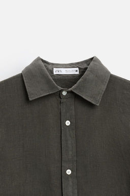 100% LINEN SHIRT - Zara фото 17