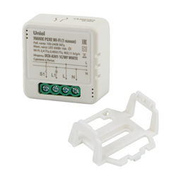 UCH-A301 1C/WF WHITE Умное реле Wi-Fi. 1 канал. 100-240В. 16А. 3500Вт. 300Вт для светодиодов. Встраиваемое. Голосовое управление+приложение UnielSmart. TM Uniel