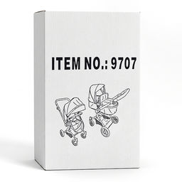 Коляская кукольная металлическая, прогулочная, с корзиной, серо-зеленая