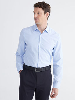 Slim Fit ?izgili Erkek G?mlek