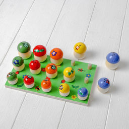 Счётный материал «Грибочки на полянке», 15 шт.