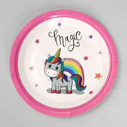 Набор посуды С Днём Рождения, единорожка - Страна карнавалия фото 5
