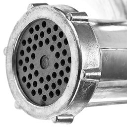Мясорубка механическая №10 26х21,5х10,5см, алюминиевый корпус, 1 решетка, 1 нож, крепление к столу, в коробке (Китай) Возможны мятые коробки. - Домашняя мода фото 2
