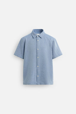 TEXTURED REGULAR FIT SHIRT - Zara фото 7