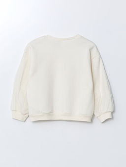 Elsa Bask?l? K?z ?ocuk Sweatshirt