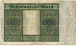 Банкнота 10000 марок 1922 года Германия