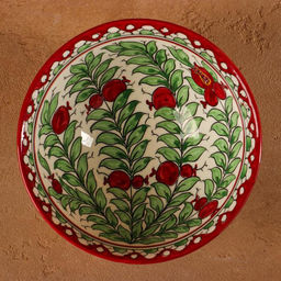 Коса Риштанская Керамика Гранаты 15 см, малая, микс - Шафран фото 2