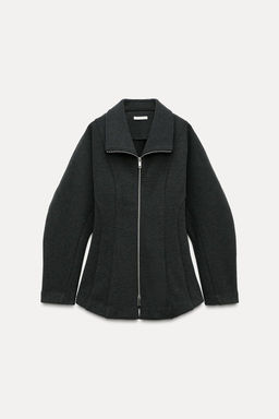FITTED JACKET WITH BALLOON SLEEVES - Zara фото 5