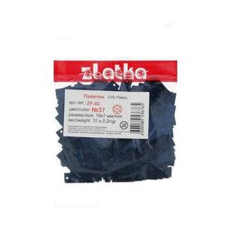 Пайетки Zlatka россыпью ZF-02 19 х 7 мм 5 х 10 г СК/Распродажа №37 т. синий