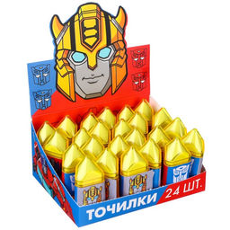 Цена за 24 шт. Точилка с ластиком, пластиковая, Трансформеры - Hasbro фото 2