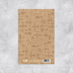 Цена за 10 шт. Открытка Дедушке на 23 февраля, самолет, 12 х 18 см - Дарите счастье фото 2