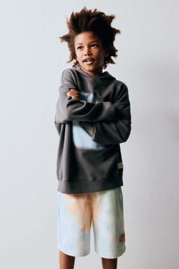 FADED-EFFECT HOODIE