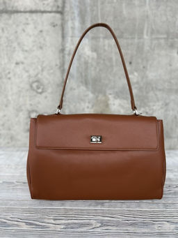 Женская кожаная сумка-портфель 8399-3 Рыжий - Sergio valentini фото 2