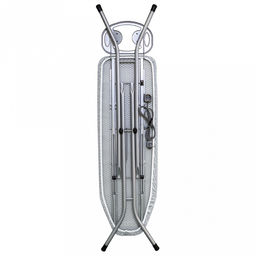 Доска гладильная Gloria Light 120х38х90см, тканевый чехол, регулировка высоты, подставка под утюг, серая эмаль, Perilla (Россия) - Домашняя мода фото 3