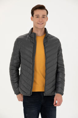 U. S. Polo Assn / Мужское пальто антрацитового цвета - U.s. polo assn фото 17