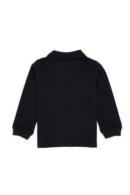 Erkek _ocuk Siyah Polo Yaka Basic Sweatshirt - U.s. polo assn фото 5