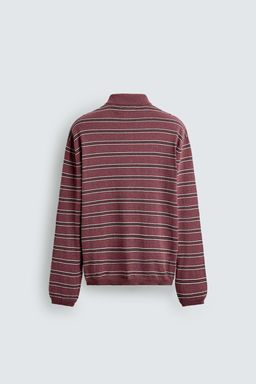STRIPED KNIT POLO SHIRT - Zara фото 8