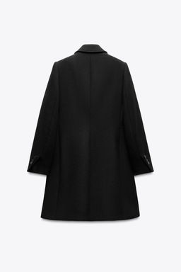 WOOL BLEND DOUBLE-BREASTED COAT - Zara фото 3