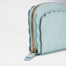 Кошелёк на молнии, цвет голубой - Simaland фото 3