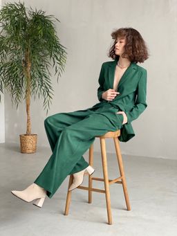 9318 Костюм брючный изумрудный - Martichelli фото 14