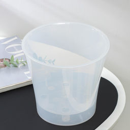 Кашпо для цветов со вставкой Santino «Арте», 3.5 л, пластик, прозрачное