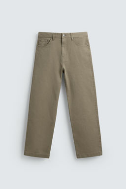 PANTAL?N STRAIGHT FIT / Khaki claro - Zara фото 6