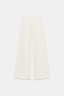 PANTAL?N ANCHO FELPA / Crudo - Zara фото 6