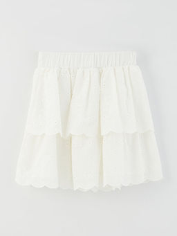 Beli Lastikli Dantel Detayl? K?z ?ocuk Etek - Waikiki фото 2