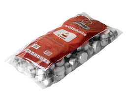 Свеча в гильзе белая, парафин набор 100 штук, D 4см - Family фото 2