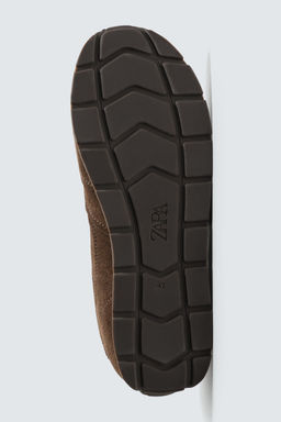 CASUAL LEATHER TRAINERS - Zara фото 4