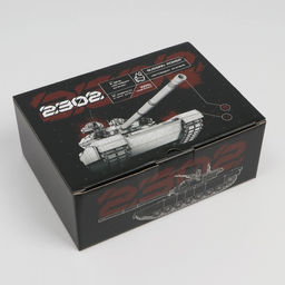 Коробка сборная 23 февраля, танк, 26 19 10 см