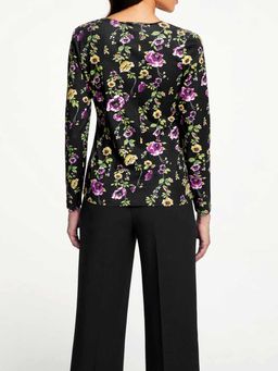 Блузка, черно-пестрая - Linea tesini фото 4