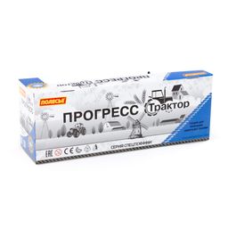 Трактор Прогресс с прицепом-цистерной инерционный (синий) (в коробке) - Полесье фото 8