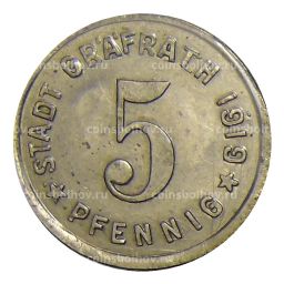 5 пфеннигов 1919 года Германия  Нотгельд Графрат