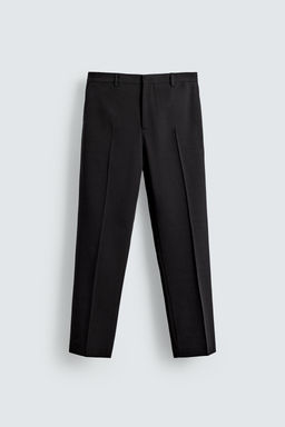 WOOL BLEND TUXEDO SUIT TROUSERS - Zara фото 7